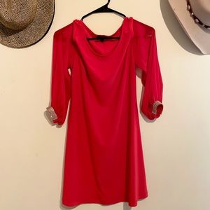 Mid sleeve dress